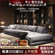 意山 意式極簡baxter沙發(fā)布達(dá)佩斯異形轉(zhuǎn)角沙發(fā)科技布羽絨布藝沙發(fā) 【升級版】轉(zhuǎn)角3.8米 麂皮絨+羽絨
