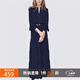 MeetMetro瑪依爾法式仙女連衣裙女2025春新款高端氣質(zhì)純欲風(fēng)裙子禮服長裙 藏藍(lán)【現(xiàn)貨】 XL