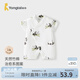童泰（TONGTAI）嬰兒短袖連體衣夏季紗布男女寶寶衣服新生兒哈衣爬服和服睡衣 綠色 73cm