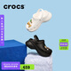 crocs卡駱馳檀健次同款小鯨魚洞洞鞋|206302 黑色-001 37/38(240mm)