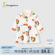 童泰（TONGTAI）嬰兒連衣裙莫代爾棉春秋季女寶寶白色裙子女童衣服女孩長裙 本白 110 cm