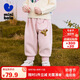 迷你巴拉男女童2024冬新品褲子柔軟百搭型保暖長(zhǎng)褲【雙面絨】