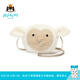 Jellycat小羊包包動物毛絨玩偶斜挎包腰包娃娃安撫公仔生日七夕情人節(jié)禮物 米色 高19 X 寬19CM