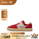Clarks【雷總同款】其樂OriginalsTOR80男女同款時髦拼接復古袋鼠運動鞋 紅色-男款 261811267 41