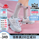 卡帕（Kappa）官方女鞋厚底老爹鞋子女2025夏季透氣運(yùn)動(dòng)小白鞋女 冷灰色 39