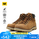 CAT卡特馬丁靴工裝靴男鞋新品城市輕戶外機(jī)能登山鞋P720692 棕色 43