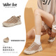 Walker Shop奧卡索休閑鞋女戶外運(yùn)動(dòng)鞋女徒步登山網(wǎng)面健步鞋女V151016淺沙37