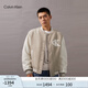 Calvin KleinJeans春秋男士ck休閑通勤學(xué)院風(fēng)撞色拼接刺繡棒球服外套J324433 PED-奶茶咖 M