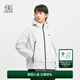 KOLON SPORT/可隆夾克 男女通用中性露營防風(fēng)防潑水運(yùn)動(dòng)下擺抽繩防曬外套 LUJK4MT721-CR 米白 M