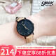 卡西歐（CASIO）手表時尚ins風(fēng)指針超薄簡約商務(wù)輕奢氣質(zhì)石英女表VT01/VT02系列 LTP-VT02BL-1A