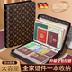 家庭證件收納包拉鏈款皮面活頁(yè)a4收納冊證件票據檔案冊房本保護套 【拉鏈咖啡18頁(yè)】證件收納 防水防潮