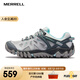 邁樂（Merrell）運(yùn)動戶外溯溪鞋ALL OUT BLAZE輕便透氣耐磨防滑速干休閑鞋 J12724灰蘭色（女款） 上新 38