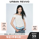 UR2025春季新款女裝氣質(zhì)魅力一字領(lǐng)短款修身T恤UYY450100 本白 M