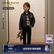 Teenie Weenie Kids小熊童裝24秋季款男女童英倫復古學院風棉服外套 藏青色 150cm
