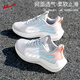 回力女鞋夏季透氣網(wǎng)面運(yùn)動(dòng)鞋女休閑厚底跑步鞋子女 1217 灰/藍(lán)/橙 37