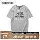 斯凱奇（Skechers）短袖夏季男女款休閑T恤中性圓領(lǐng)寬松顯瘦上衣L122U199