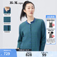 斯琴（siqin）2024春新品女花色純棉提花單排扣短款針織開衫外套BDCB016150 花色 L