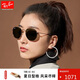RayBan男女款太陽鏡六邊形金屬復古潮流防曬墨鏡0RB3548N 尺寸54