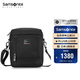 新秀麗（Samsonite）旅行包總裁包男士單肩包斜挎包休閑男包高端商務(wù)HO0*09010黑色