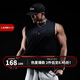 Monster Guardians運(yùn)動(dòng)背心男 輕薄透氣無袖背心吸濕排汗馬拉松跑步背心 黑色 L