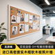藍星晨家用軟木板照片墻裝飾彩色背景墻工字釘學(xué)校幼兒園辦公室宣傳欄環(huán)保耐用多功能簡(jiǎn)約白板展示毛氈板 軟木板照片墻 90*180cm
