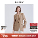 朗姿率性氣質(zhì)休閑短款西裝西服外套女年春季新款通勤職業(yè)裝上衣 玫瑰金色2 L