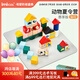 imikids兒童積木玩具嬰幼兒大顆粒木質(zhì)拼裝積木早教玩具禮物動(dòng)物夏令營36