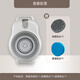 小項V1壁掛式智能洗澡機電動(dòng)洗澡沐浴刷懶人搓澡神器自動(dòng)搓背機 【2550mAh】珠光白