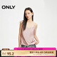ONLY夏季時(shí)尚簡(jiǎn)約V領(lǐng)垂感修身吊帶雪紡衫女|1242WS005 C17 后花園粉色 S 160/80A