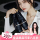 達(dá)芙妮官方單鞋女2025春夏新款樂(lè)福鞋女低跟時(shí)尚淑女穆勒鞋通勤百搭女鞋 黑色（星鉆款） 38