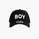 BOY LONDON【范丞丞同款】BOYLONDON夏季男女同款遮陽(yáng)LOGO潮牌棒球帽N90900 黑色