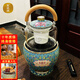 鶯歌燒電陶爐家用煮茶靜音茶爐琺瑯彩系列網(wǎng)紅藍風(fēng)爐 藍地風(fēng)爐+配套網(wǎng)紅琺瑯彩壺