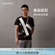 Calvin Klein Jeans夏季男女情侶中性ck純棉醒目大字母印花圓領(lǐng)短袖T恤J318471 BEH-黑色 M （推薦135-150斤）
