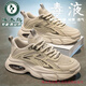 啄木鳥運(yùn)動(dòng)鞋男鞋夏季2025新款網(wǎng)面透氣老爹鞋厚底防滑減震休閑跑步鞋子 卡其 【品牌清倉撿漏】 42 【標(biāo)準(zhǔn)尺碼】