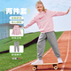 NIKE3BRAND 耐克男女童紅色拜年服衛衣+長(cháng)褲2件套兒童純棉舒適套裝