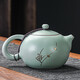 璞器璞器汝窯茶壺單壺家用鋦釘高檔陶瓷冰裂釉功夫茶具配件西施壺大號