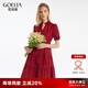 歌莉婭春夏爆款約會紅色連衣裙女2025氣質(zhì)絕美棉布小紅裙子1C4R4K0ZA 53R椒紅 M