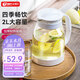 天喜（TIANXI）涼水壺玻璃杯冷水壺家用泡茶壺耐熱大容量果汁壺2000ml節(jié)日禮物