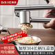 拜杰304不銹鋼壓蒜器搗蒜器漏網(wǎng)手動(dòng)壓蒜泥神器剝蒜器搗蒜器蒜蓉神器