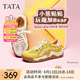 他她（TATA）黃油小熊聯(lián)名休閑厚底板鞋女阿甘德訓(xùn)鞋2025新款 灰/黃 38