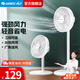 格力電風(fēng)扇落地扇立式家用臥室超靜音大風(fēng)力節(jié)能臺(tái)地兩用定時(shí)遙控?fù)u頭電扇客廳制冷空氣循環(huán)風(fēng)扇可拆洗 12吋機(jī)械款FS-3015h7