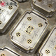生泰號 手工錫壺承干泡臺茶盤(pán)大號 老潮汕工夫茶船雕刻包銅邊顏氏錫盤(pán) 刻金魚(yú)