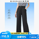 佐丹奴戶外穿搭夏季新品薄款四面彈運(yùn)動(dòng)褲松緊腰休閑褲女13415229
