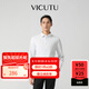 威可多（VICUTU）【Ever襯衫】男士潮流去污襯衫長袖商務(wù)百搭舒適襯衣男友七夕禮物 白色 L (175B)