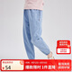 笛莎（DEESHA）笛莎童裝女童棉質(zhì)牛仔長褲2024夏季女童柔軟舒適基礎(chǔ)束腳牛仔褲