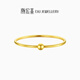 潮宏基足金黃金手鐲女金鐲子計(jì)價(jià) 萬(wàn)花筒 SDG30004297 約12.65g