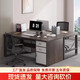 愛(ài)家貓 LOVEHOODCAT電腦桌臺式落地辦公桌電腦桌簡(jiǎn)約現代工作臺電競桌椅套裝一體 【店鋪熱賣(mài)】單桌黑胡桃色120*60