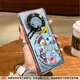 竣芮海綿寶寶唱片適用榮耀x70手機殼卡通X60Pro/x50GT透明X40i軟硅膠X30新款防摔可愛(ài)x10好看創(chuàng  )意plus 透明軟殼-海綿寶寶唱片[防摔輕薄手感]相框TP1 榮耀X70