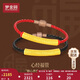 夢(mèng)金園 七夕禮物 黃金轉(zhuǎn)運(yùn)珠3D硬金心經(jīng)福管經(jīng)文筒珠紅繩手環(huán)情侶款