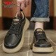 公牛世家男鞋春季新款軟底軟面休閑鞋潮流百搭男士板鞋厚底增高鞋子男